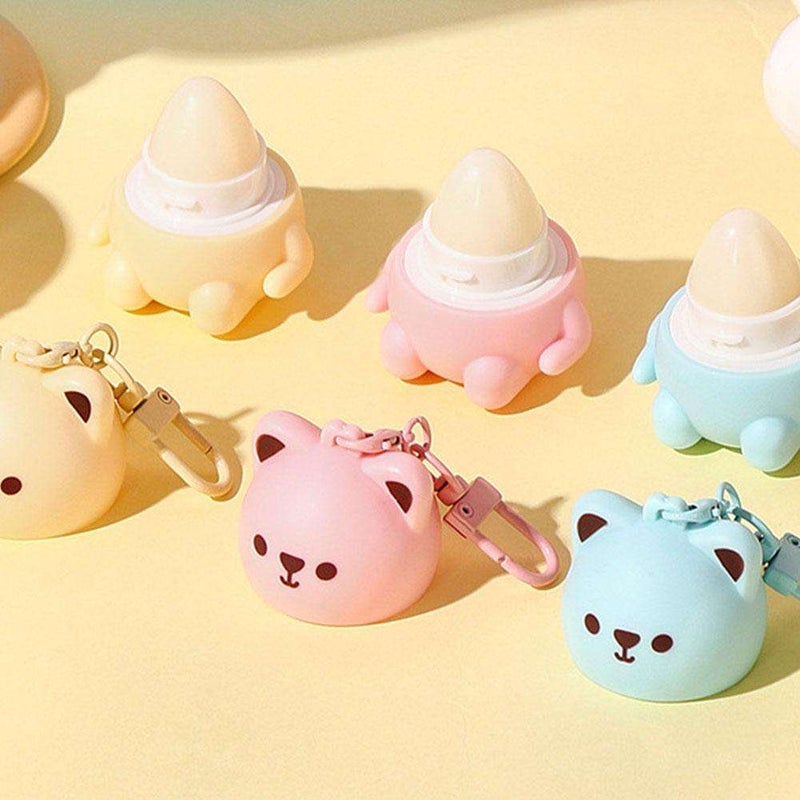 Cute Little Bear Lip Balm For Children, Anti-dry Anti-crack Moisturizing Lip Gloss, Natural Ingredients Lipsticks Lip Care Products, Hydrating & Protecting Fun Tasty Flavors - Image 2